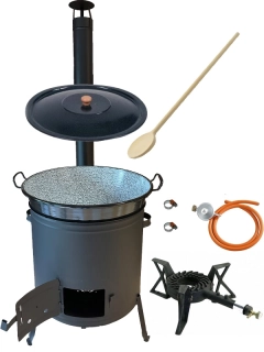 Kotlinový set 60 L s liatinovým horákom